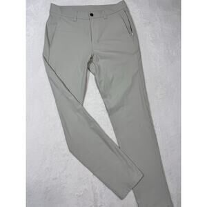 Lululemon ABC Pants Men's 30x30 5 Pocket Chino No Stretch Winter Grass Beige